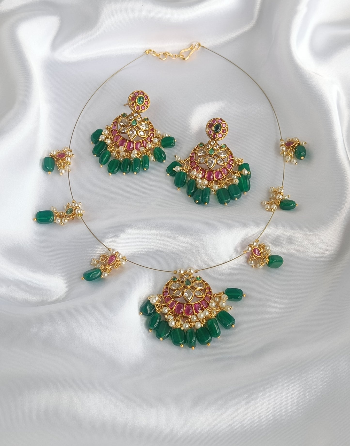Kundan Invisible Necklace