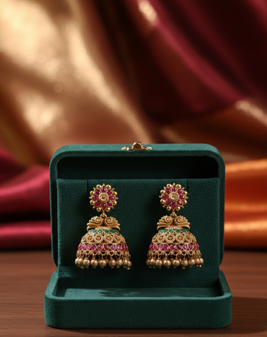 Antique Multicolour Jhumka