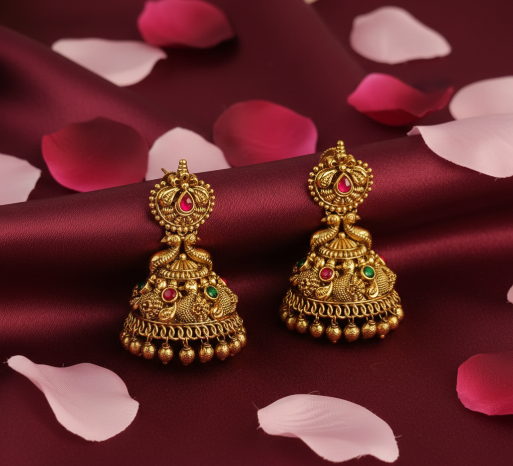 Antique Premium Wedding Jhumka