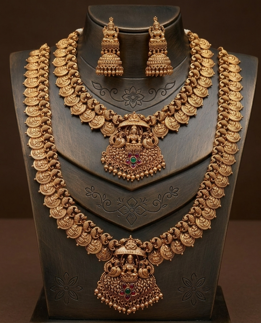 Ambalika Antique Premium Bridal Combo Set