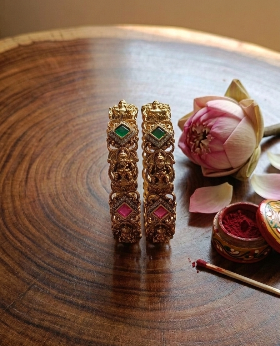 Nagas Heavy Premium Bangles (Set of 2)