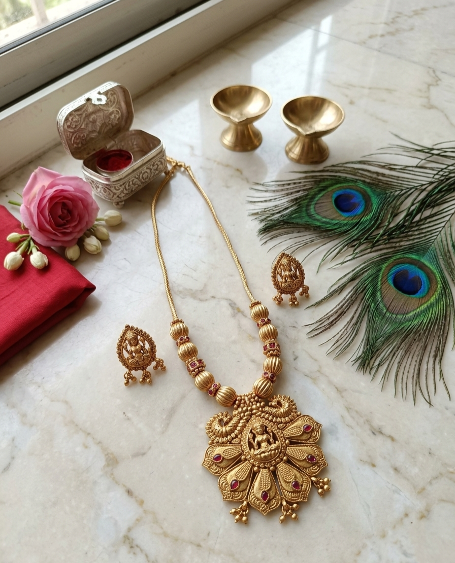 Lakshmi Gold Necklace