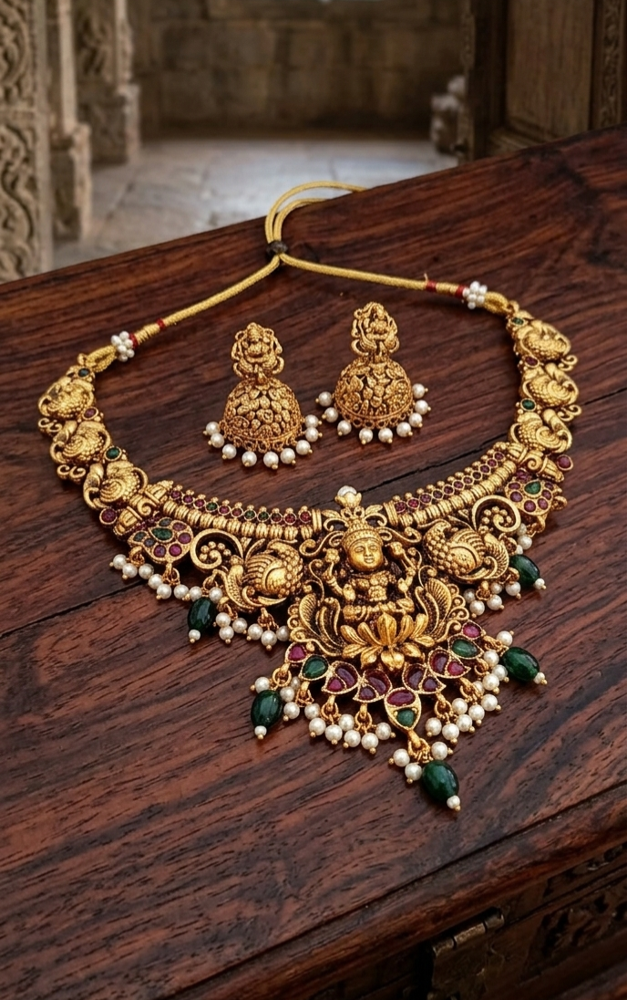 Suvarchala Necklace Set