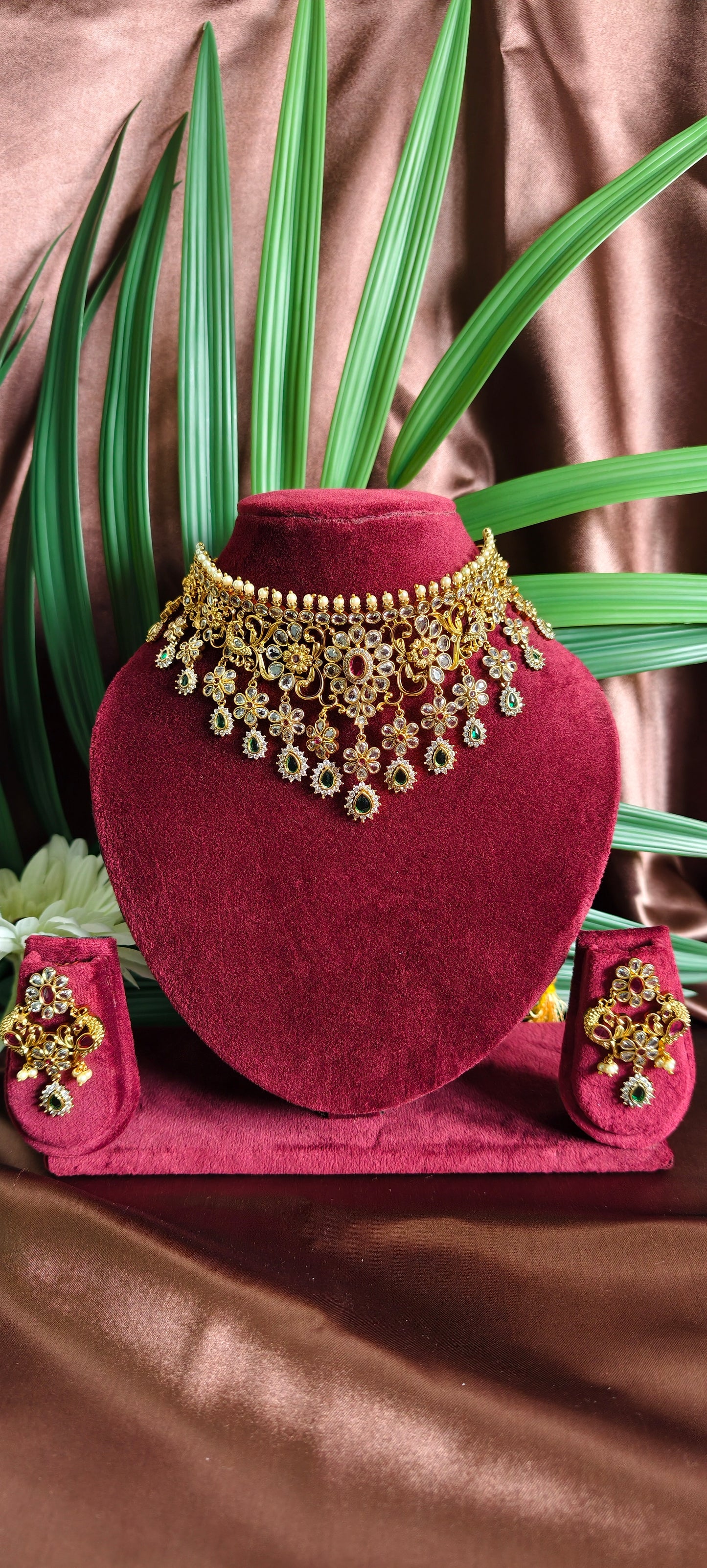 Aurelia Premium Stone Choker Set