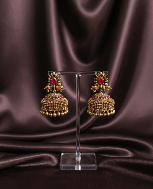Antique non-idol Bridal Jhumka