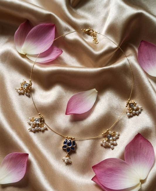 Lotus Pearl Invisible Necklace