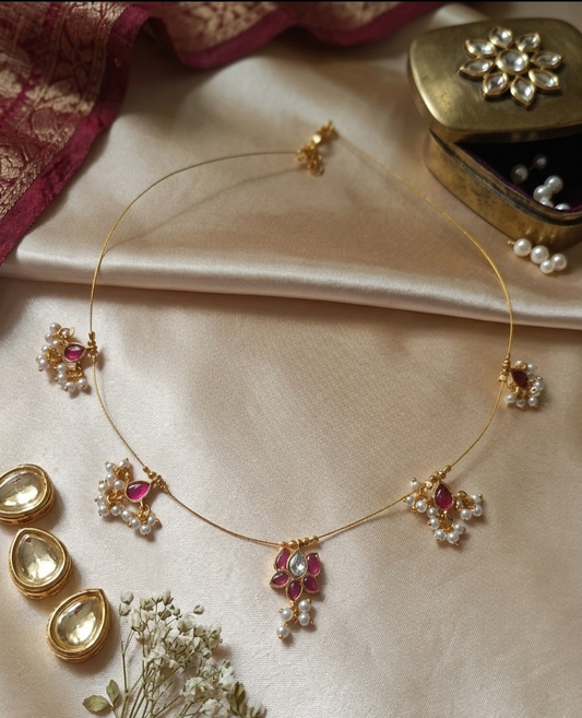 Lotus Pink Invisible Necklace