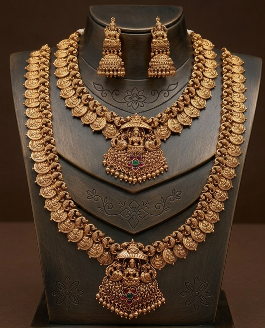 Ambalika Antique Premium Bridal Combo Set