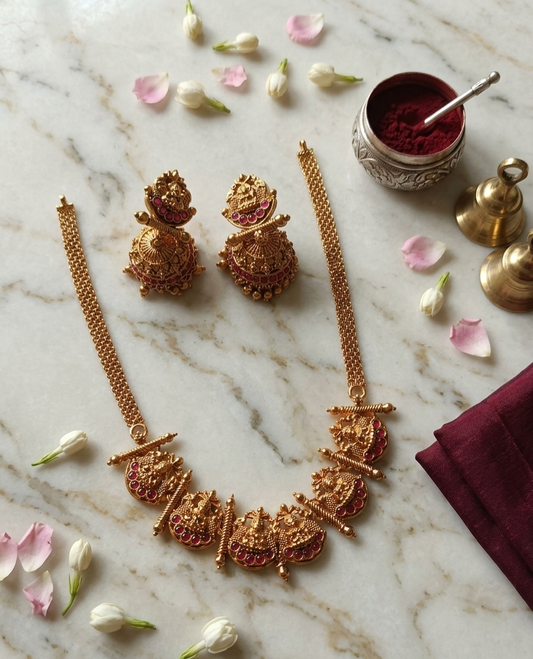 Ruby Lakshmi Necklace