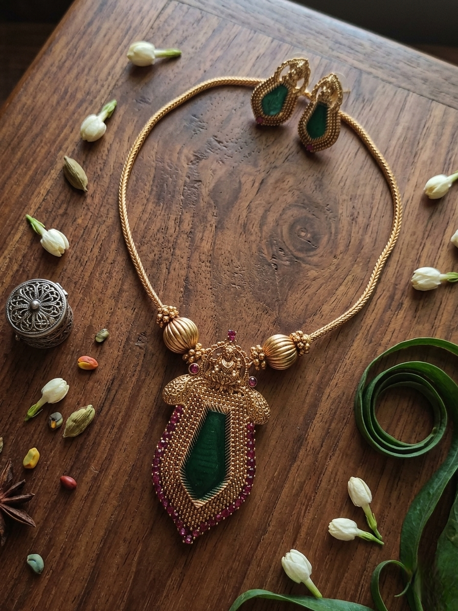 Palakka Short Necklace