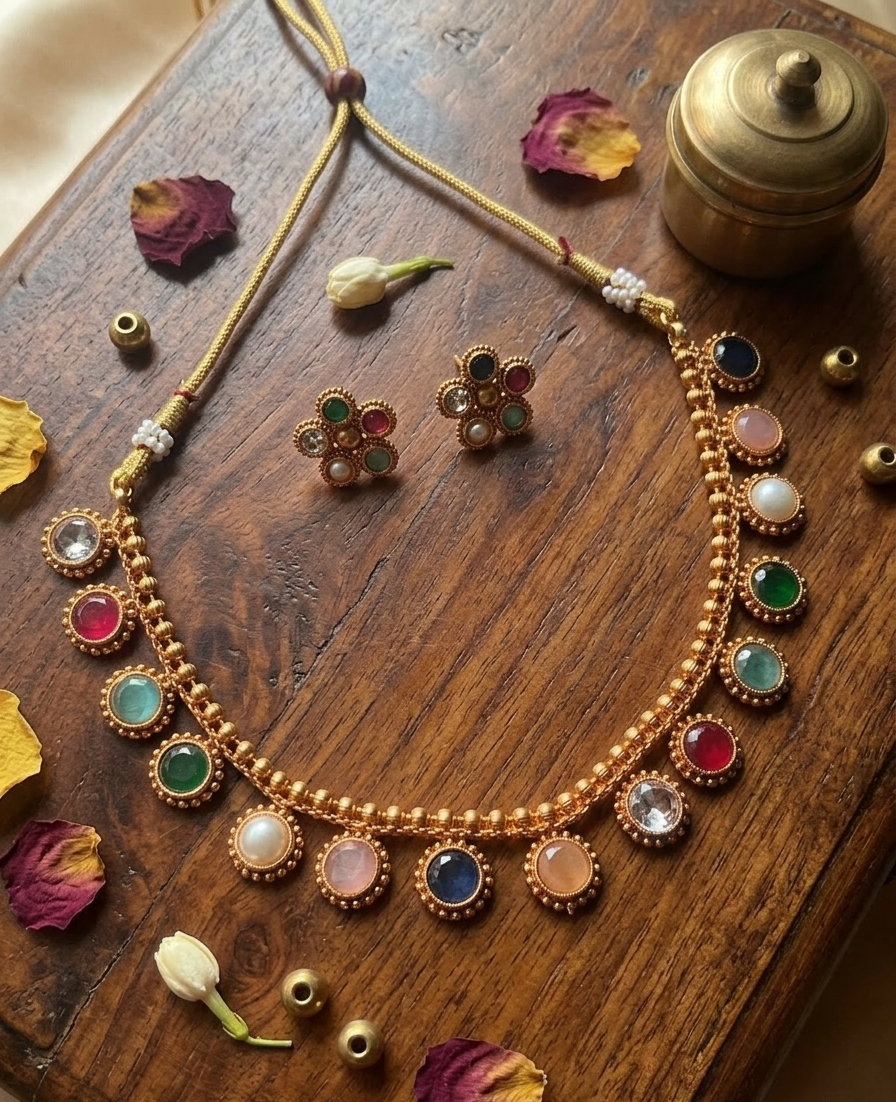 Navaratna Necklace