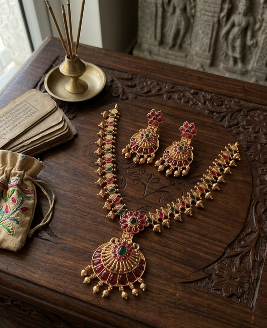 Triveni Necklace Set