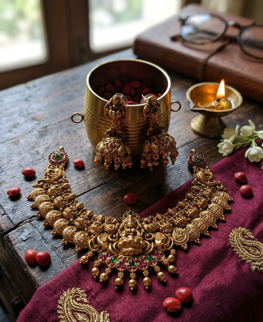 Antique bridal necklace