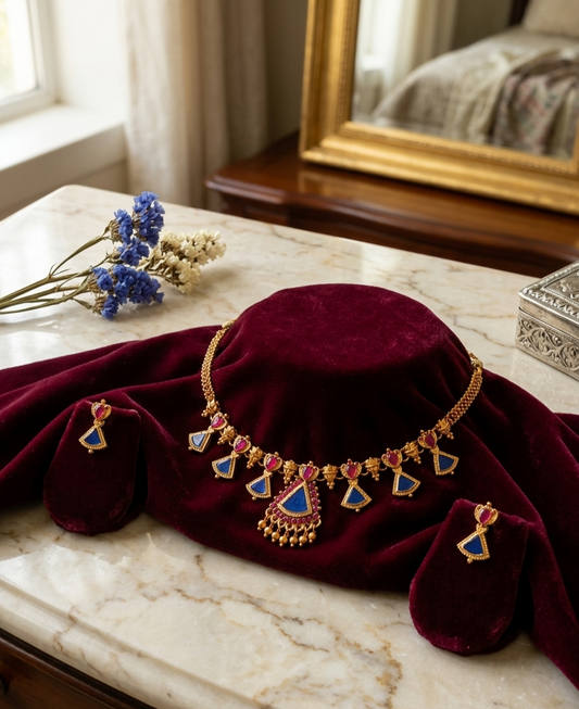 Blue Enamel Palakka