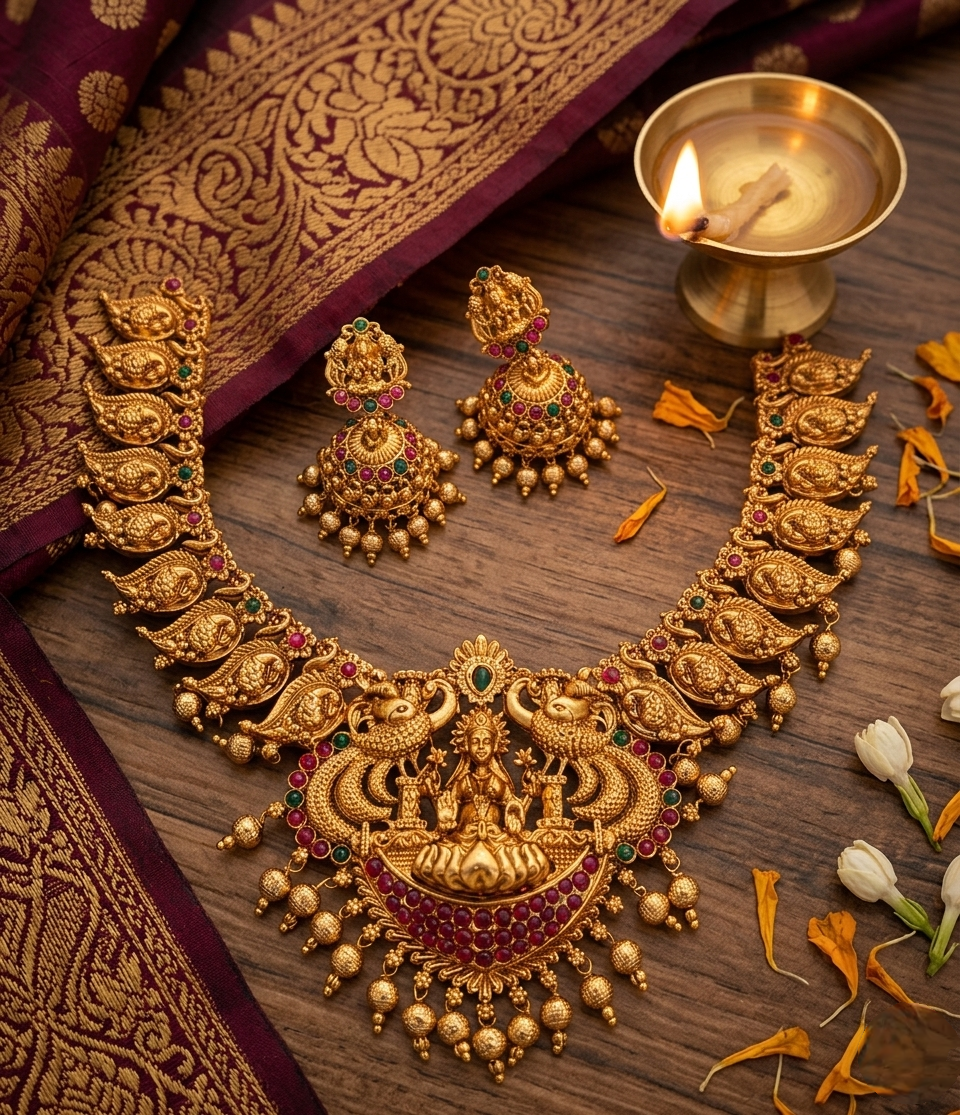 Samriddhi Gold alike Necklace