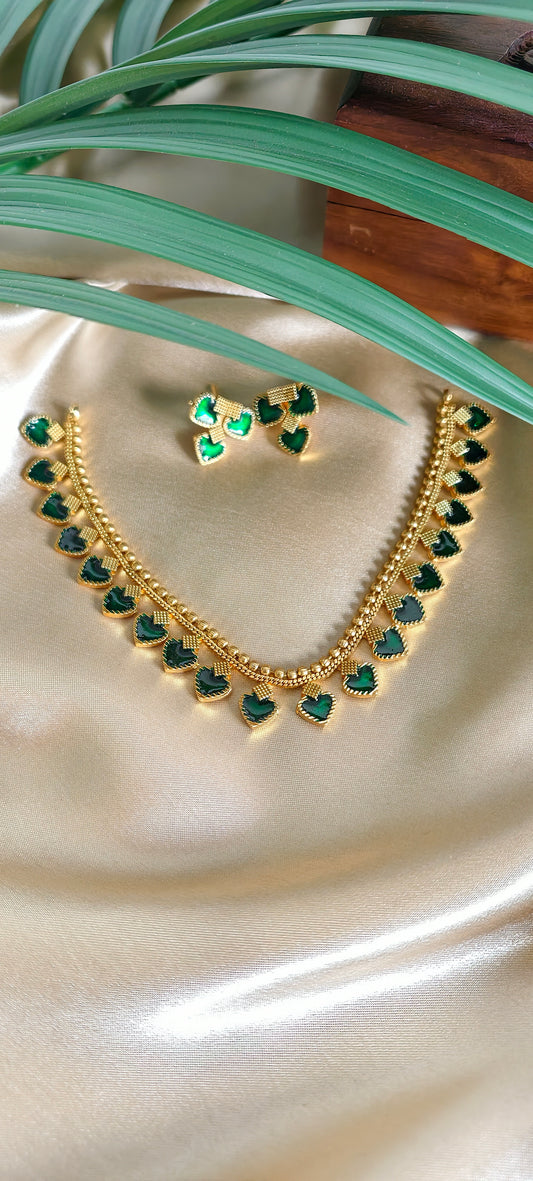 Palakka Design Necklace Set